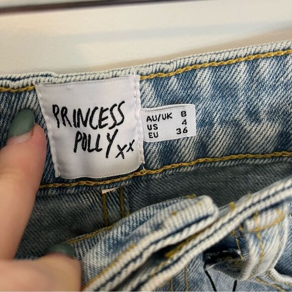 Princess Polly PP Denim HOLLAND JEANS DENIM NEW US 4 - Picture 11 of 15